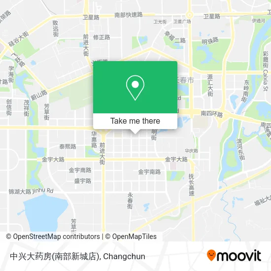 中兴大药房(南部新城店) map