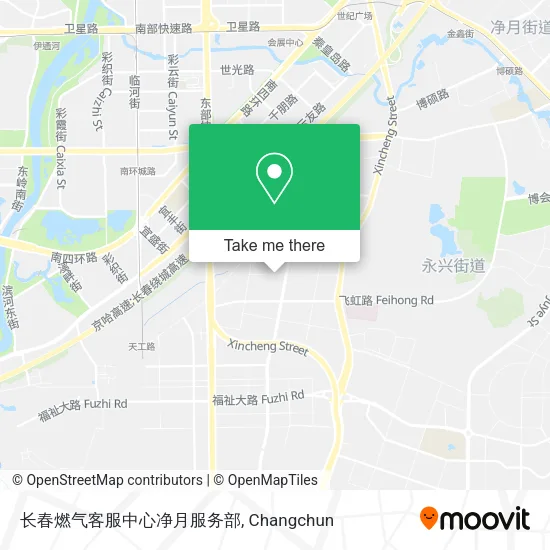 长春燃气客服中心净月服务部 map