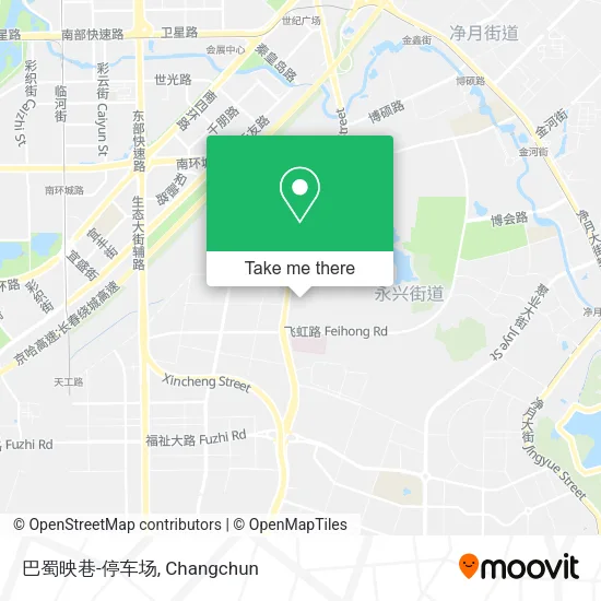 巴蜀映巷-停车场 map