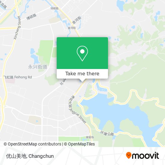 优山美地 map