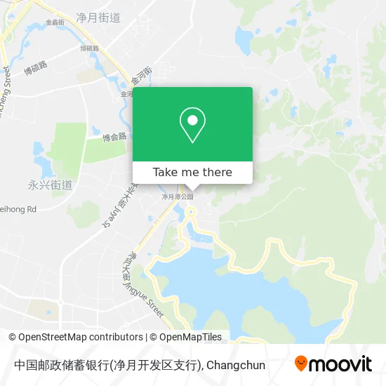 中国邮政储蓄银行(净月开发区支行) map