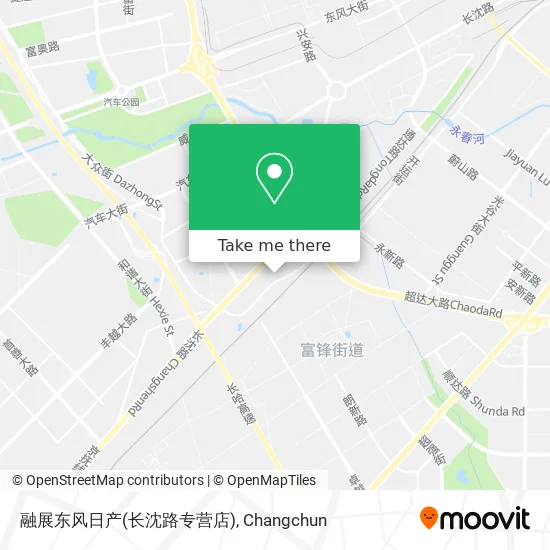 融展东风日产(长沈路专营店) map
