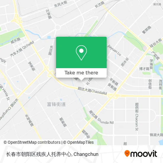 长春市朝阳区残疾人托养中心 map