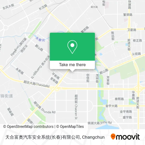 天合富奥汽车安全系统(长春)有限公司 map