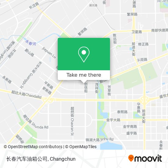 长春汽车油箱公司 map