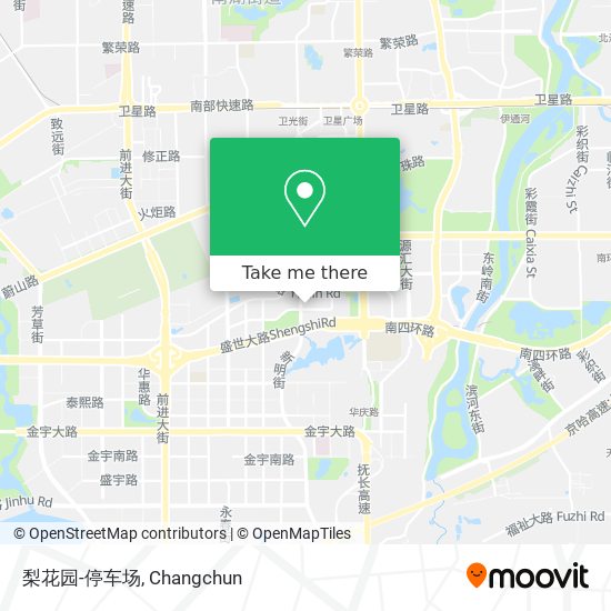 梨花园-停车场 map