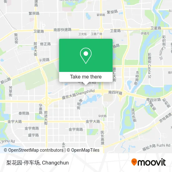 梨花园-停车场 map