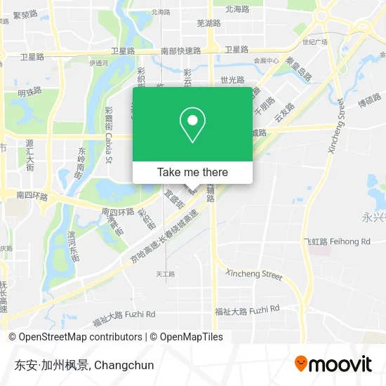 东安·加州枫景 map