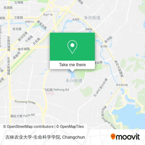 吉林农业大学-生命科学学院 map