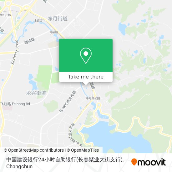 中国建设银行24小时自助银行(长春聚业大街支行) map