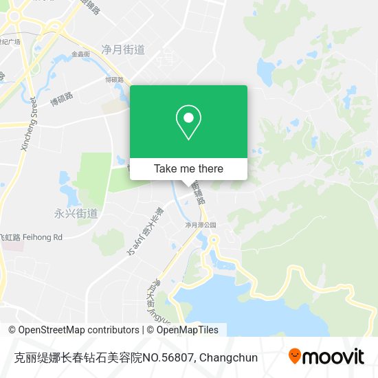 克丽缇娜长春钻石美容院NO.56807 map