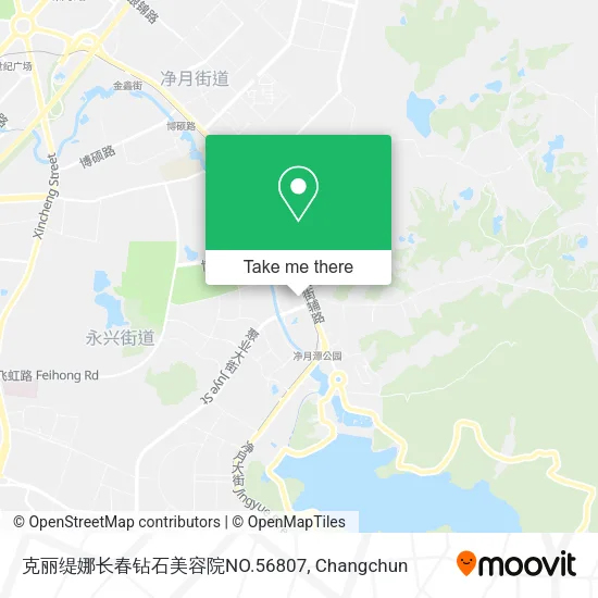 克丽缇娜长春钻石美容院NO.56807 map