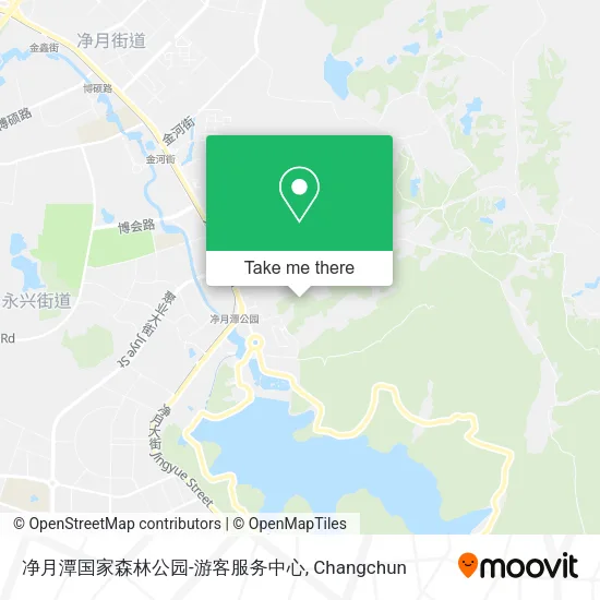 净月潭国家森林公园-游客服务中心 map