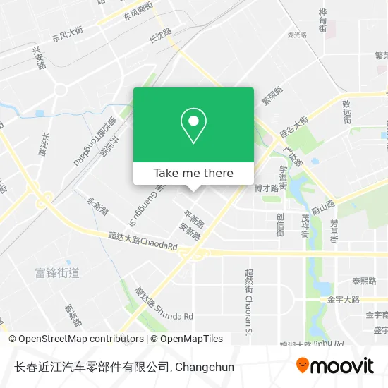 长春近江汽车零部件有限公司 map