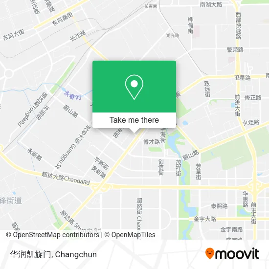 华润凯旋门 map