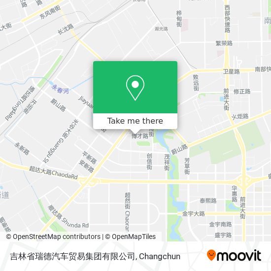 吉林省瑞德汽车贸易集团有限公司 map