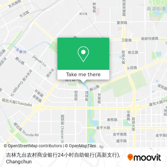 吉林九台农村商业银行24小时自助银行(高新支行) map