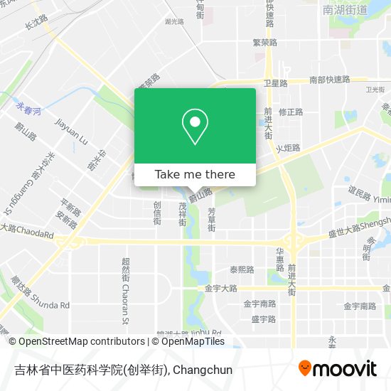 吉林省中医药科学院(创举街) map