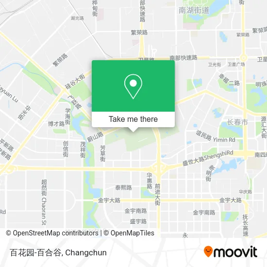 百花园-百合谷 map