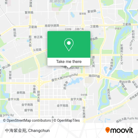 中海紫金苑 map