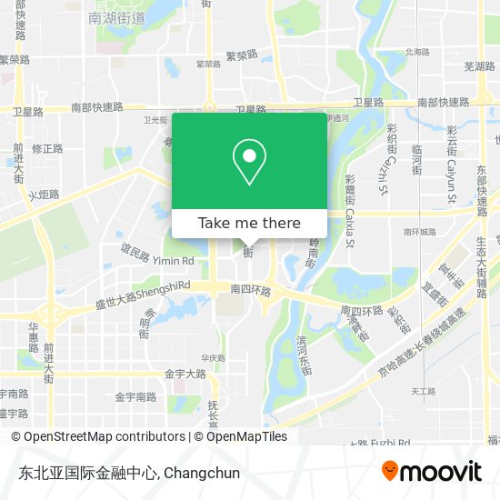 东北亚国际金融中心 map
