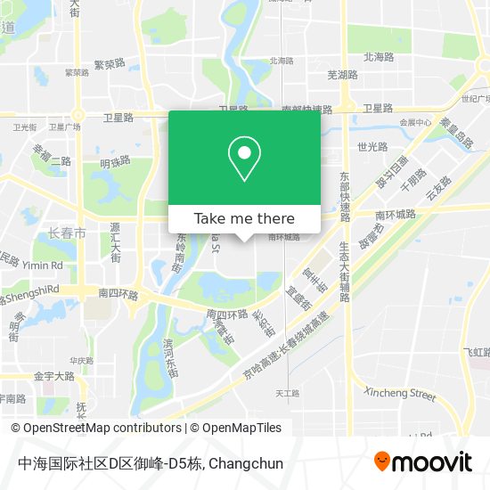 中海国际社区D区御峰-D5栋 map