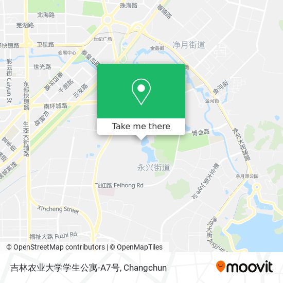 吉林农业大学学生公寓-A7号 map