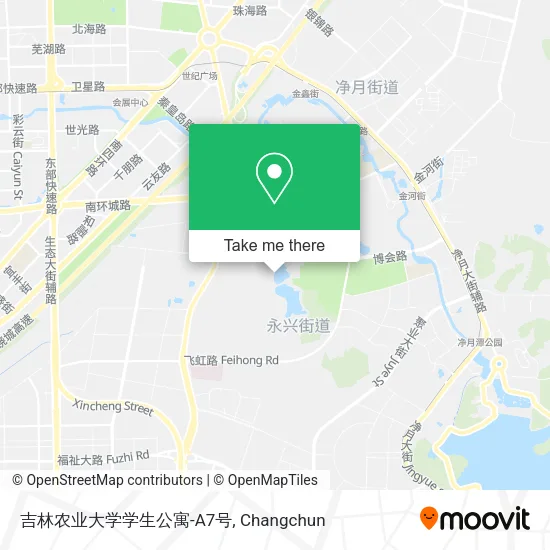 吉林农业大学学生公寓-A7号 map