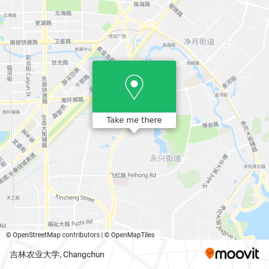 吉林农业大学 map