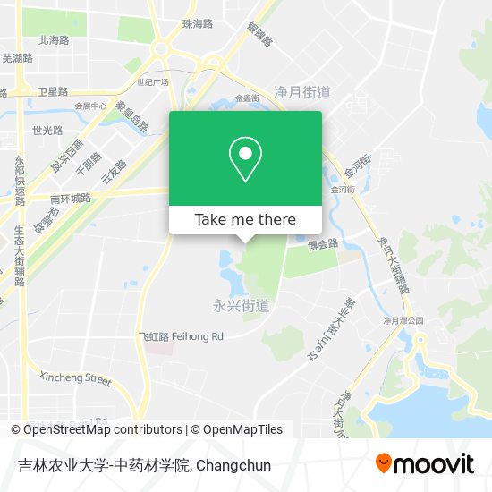 吉林农业大学-中药材学院 map