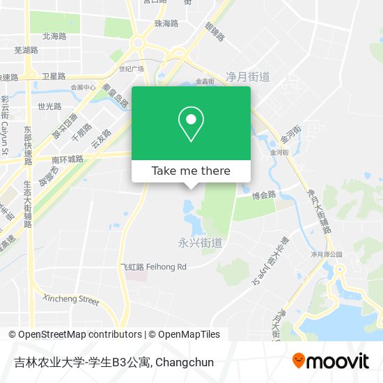 吉林农业大学-学生B3公寓 map