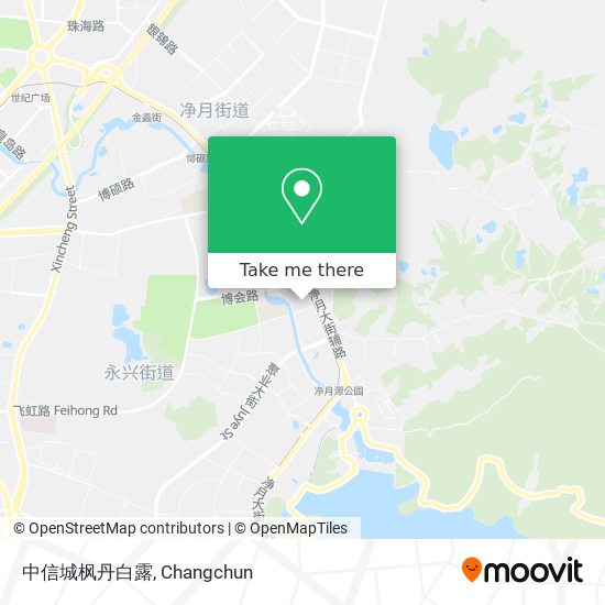 中信城枫丹白露 map