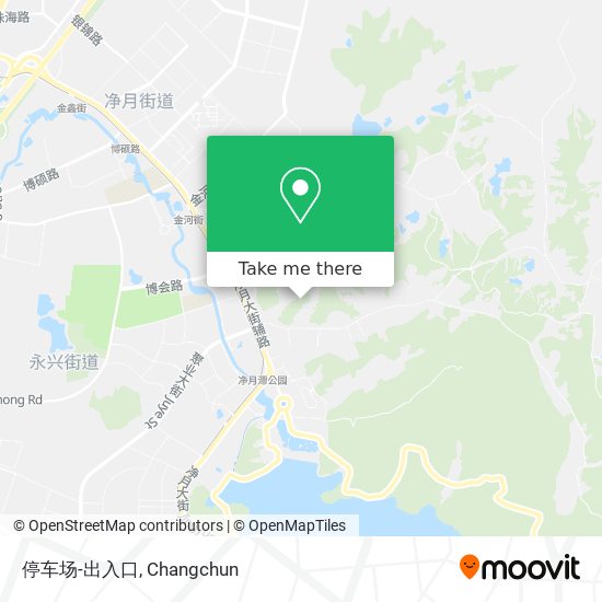 停车场-出入口 map