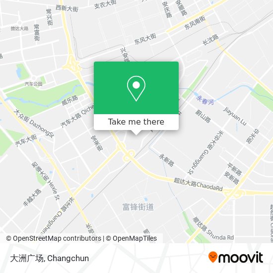 大洲广场 map