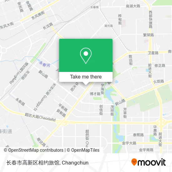 长春市高新区相约旅馆 map