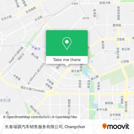 长春瑞骐汽车销售服务有限公司 map