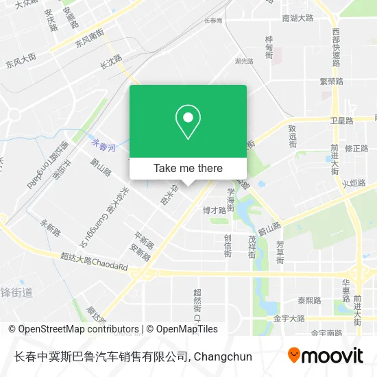 长春中冀斯巴鲁汽车销售有限公司 map