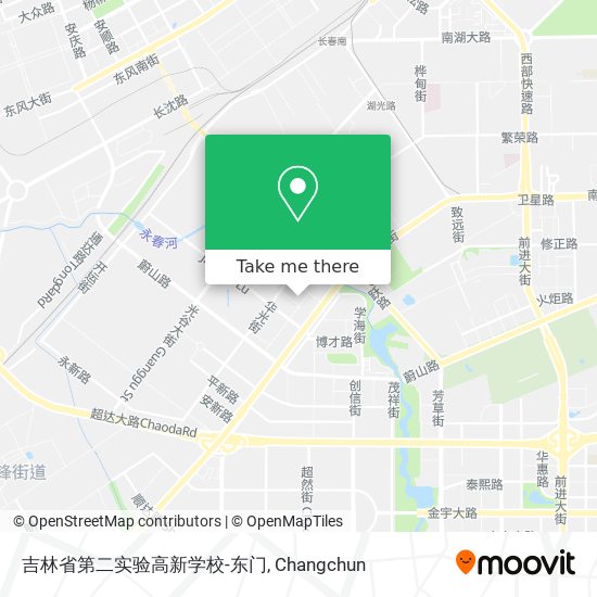 吉林省第二实验高新学校-东门 map
