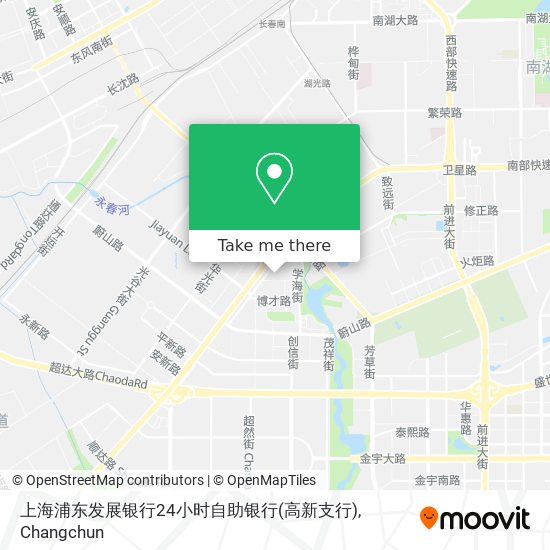上海浦东发展银行24小时自助银行(高新支行) map