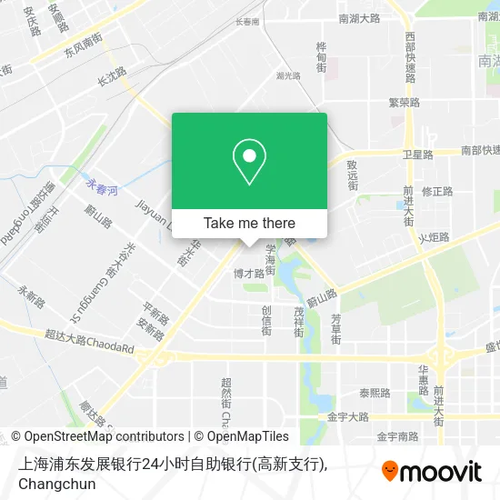 上海浦东发展银行24小时自助银行(高新支行) map