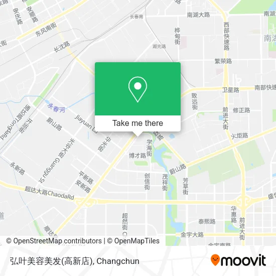 弘叶美容美发(高新店) map