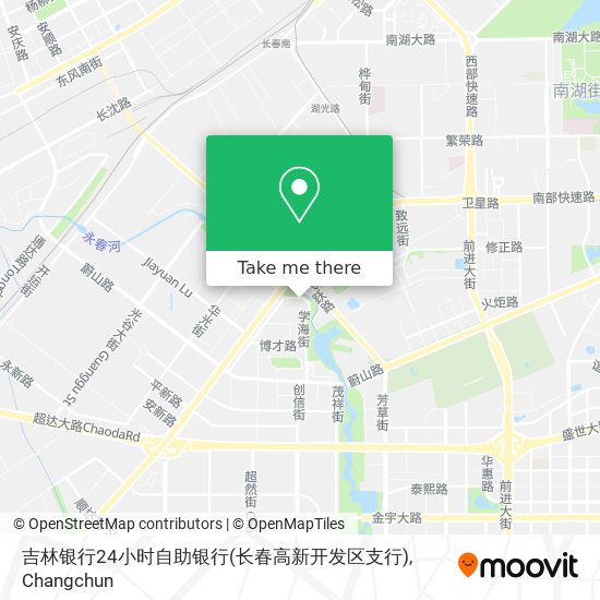 吉林银行24小时自助银行(长春高新开发区支行) map
