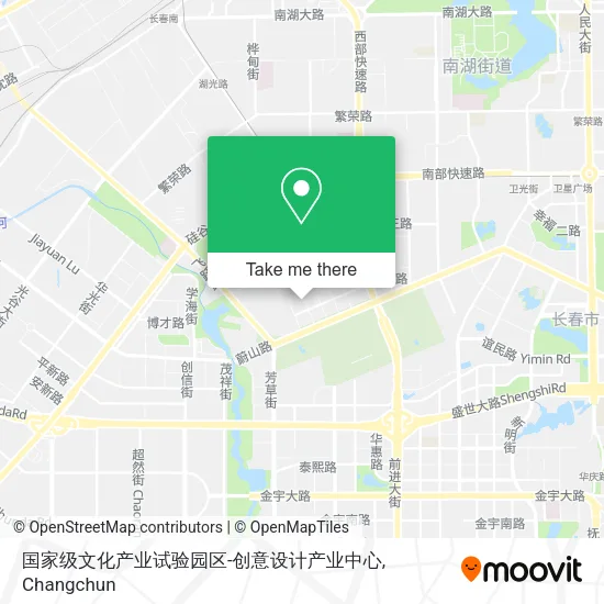 国家级文化产业试验园区-创意设计产业中心 map