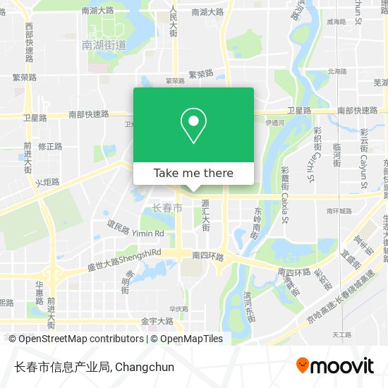 长春市信息产业局 map