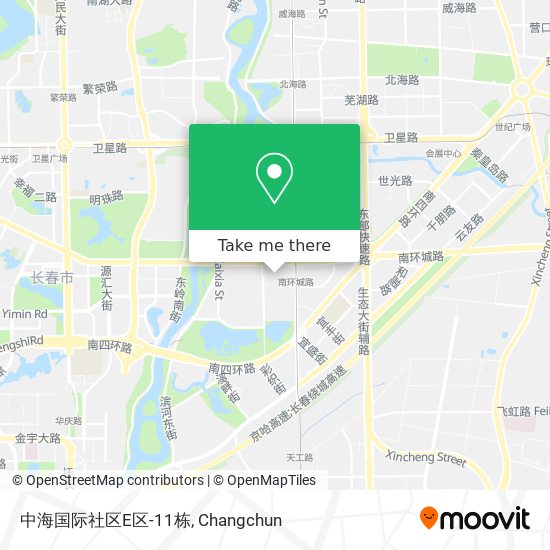 中海国际社区E区-11栋 map