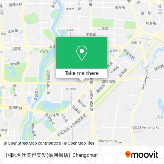 国际名仕美容美发(临河街店) map