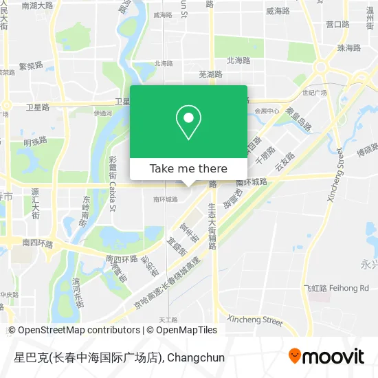 星巴克(长春中海国际广场店) map