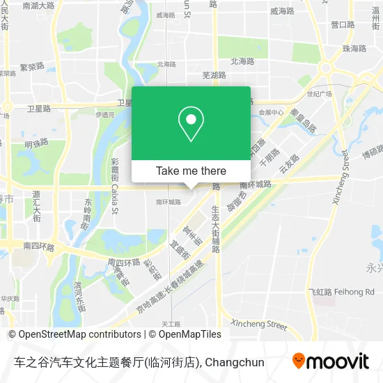 车之谷汽车文化主题餐厅(临河街店) map