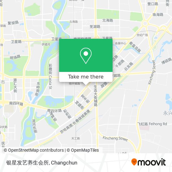 银星发艺养生会所 map