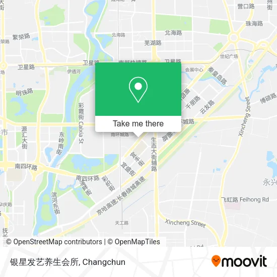 银星发艺养生会所 map